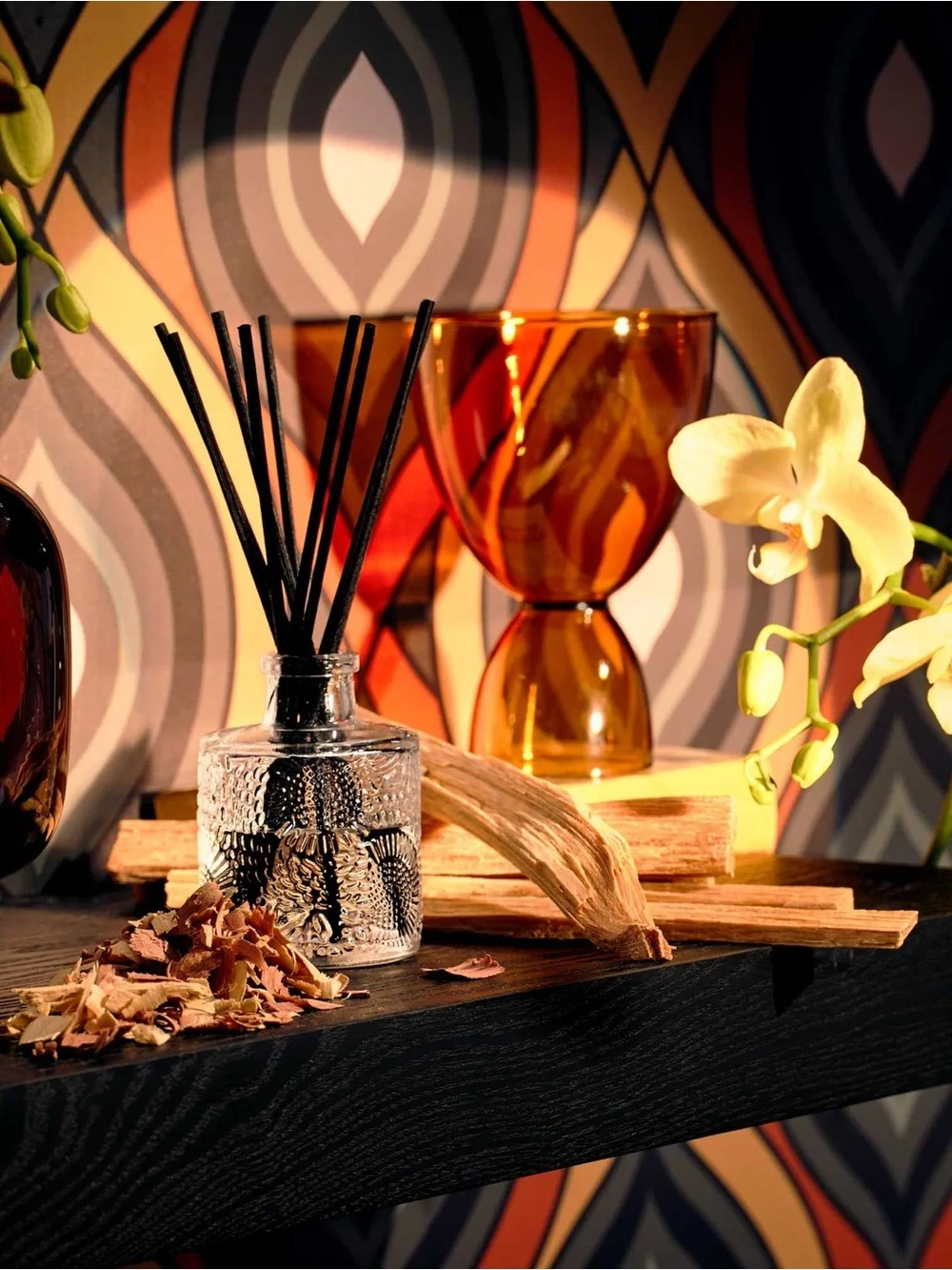 Voluspa Baltic Amber Reed Diffuser from the Japonica Collection F/S 3.4 Oz. NIB!